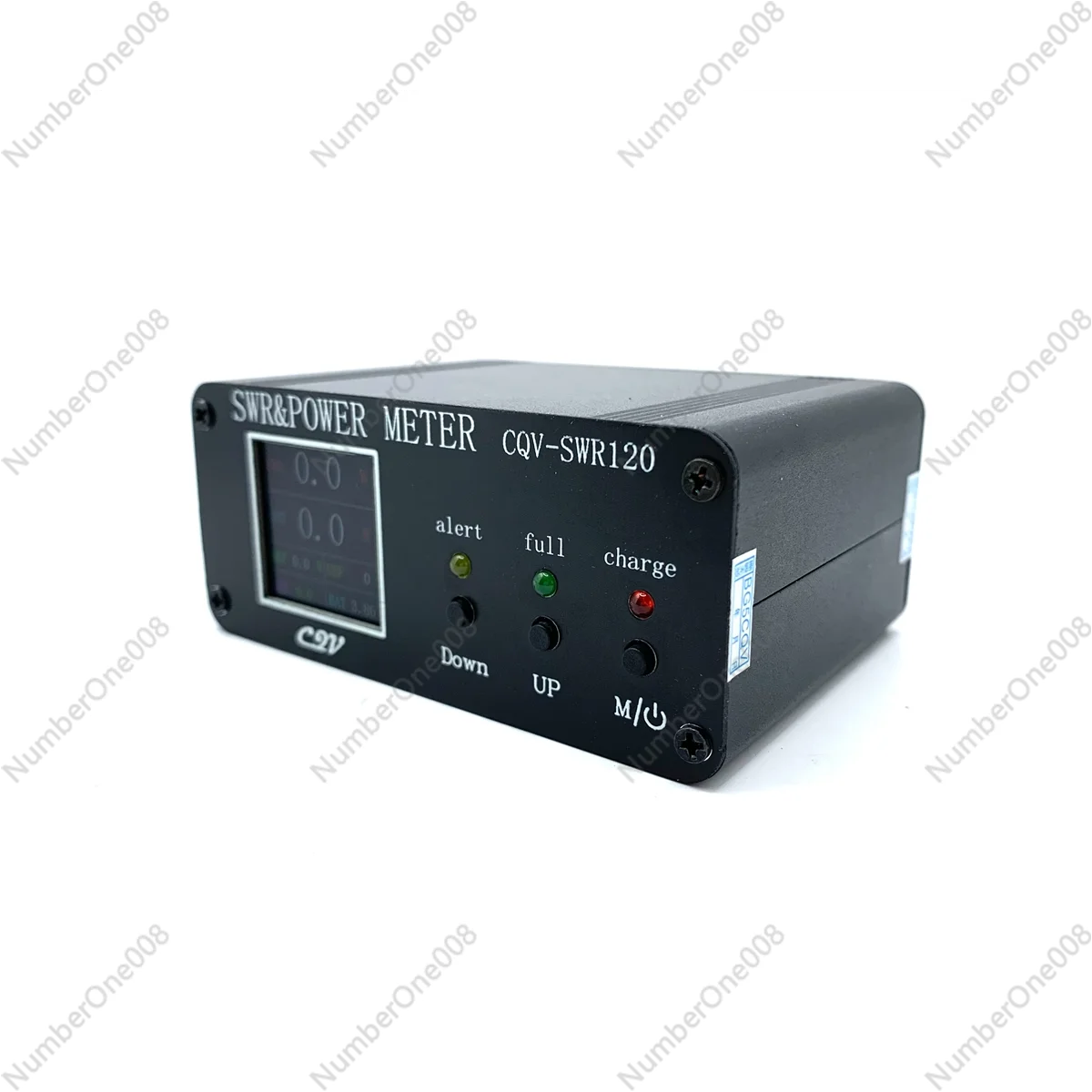 

CQV-SWR120 120W Digital Power Standing Wave Meter High Standing Wave Alarm Function 240 X 240 Full Color HD Display