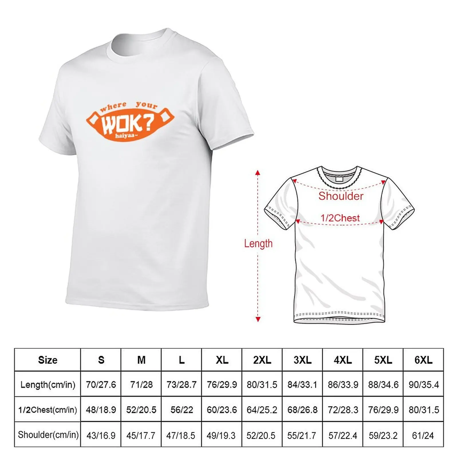 Uncle Roger ask you, Where Your Wok - Orange T-Shirt t shirt for man 100 percent cotton man t shirt cotton high quality T-Shirt