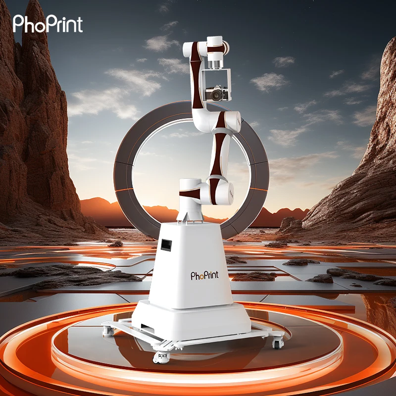 Phoprint Automated Magic Glambot Robotic Arm Camera Glambot Photo Booth Machine