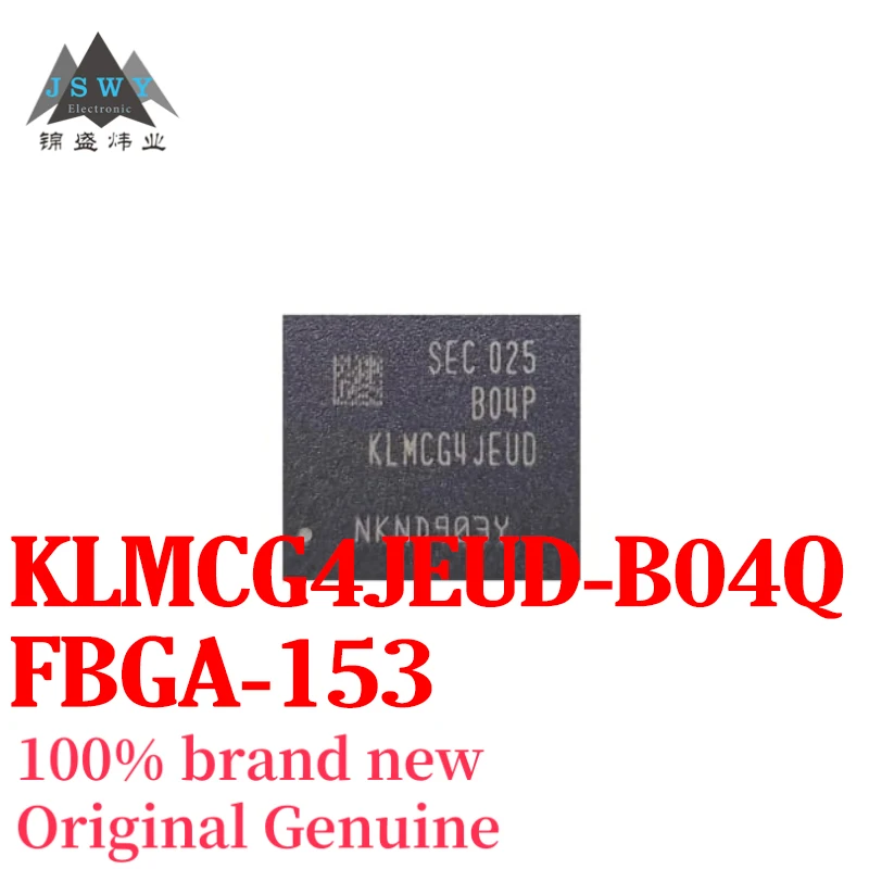 

(1/5 piece) KLMCG4JEUD-B04Q FBGA153 Memory Chip, Brand New Original, Free Shipping