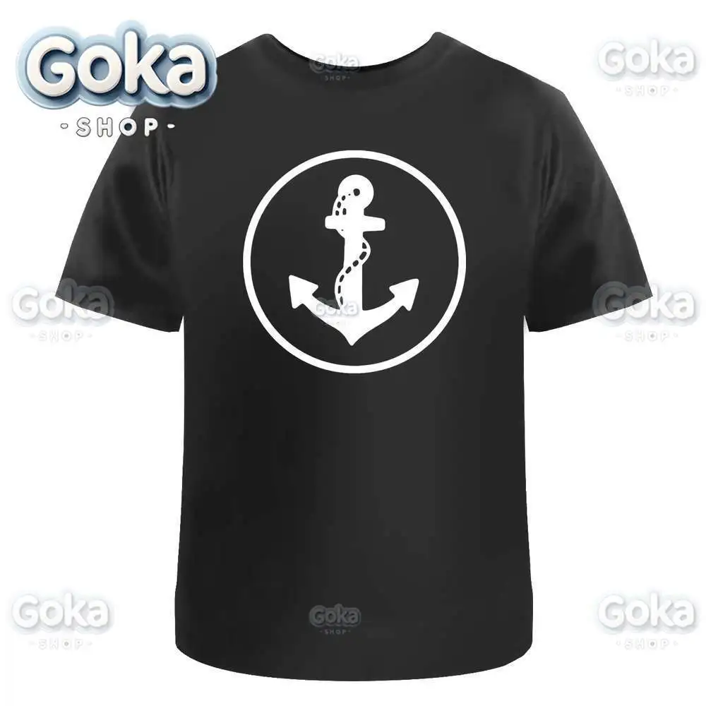 Anchor & Rope Graphic T Shirts Mens Clothing New in Tops & Tees Cotton Women Printed T-shirt Y2K Clothes Cute Funny Tshirt