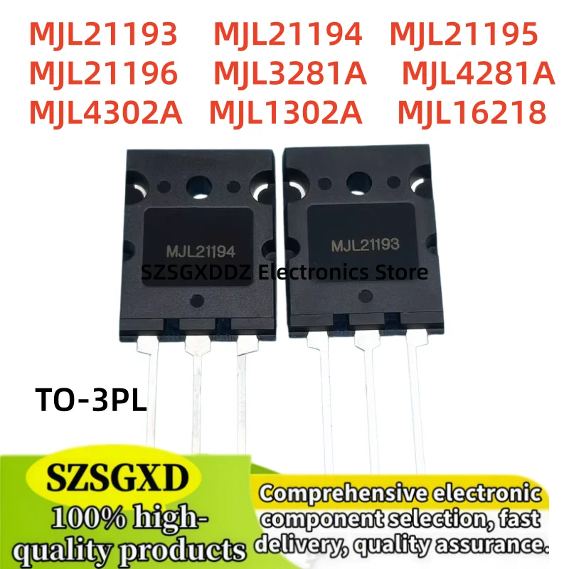 5-10 PCS/lot 100% new MJL21195 MJL16218 MJL4302A MJL21196 TO3PL MJL21194 MJL1302A MJL4281A MJL3281A MJL21193 TO-3PL in stock