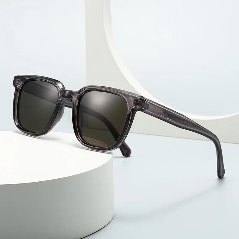 JNPCXI موضة جديدة مربع النظارات الشمسية النساء التدرج البرتقالي لون الحلوى ظلال UV400 الرجعية المسامير الرجال تتجه نظارات شمسية