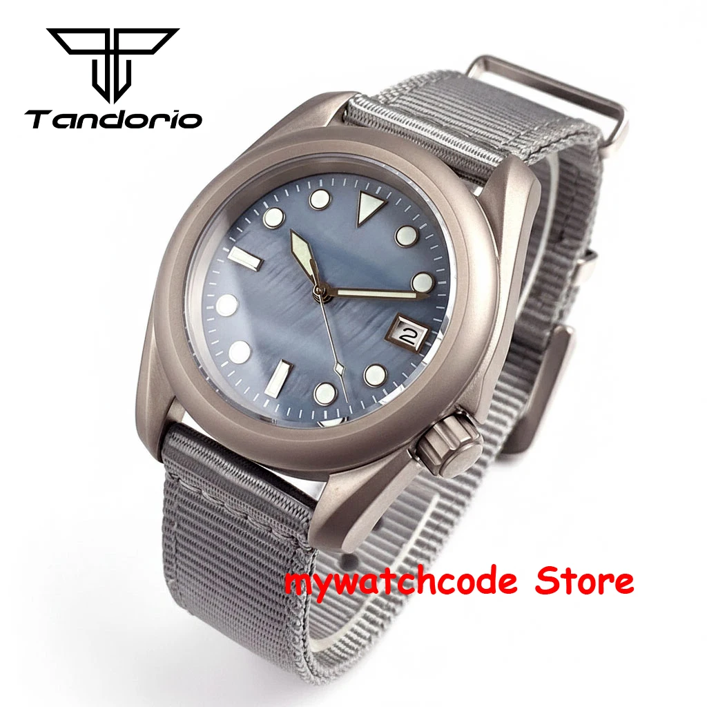 

Титановые механические мужские часы для дайвинга 3,8 Crown NH35A Movt 40 мм Корпус с плоским сапфиром Relogio Masculino Часы Mod Sandblast 20ATM