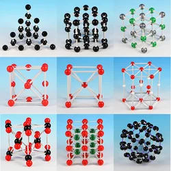 9set di modelli di atomee modelli di struttura solida molecolare chimica per scopi didattici