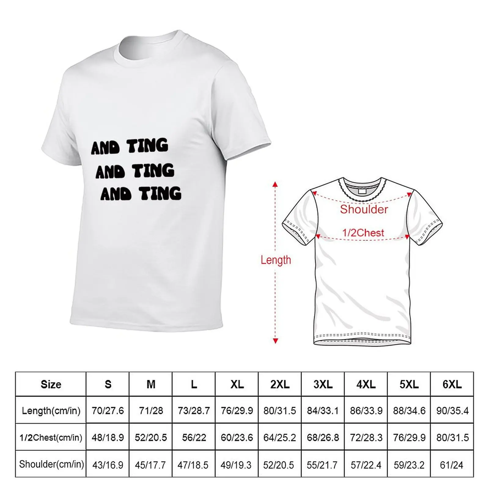 And ting and ting and ting black T-Shirt heavyweights new edition Men's t-shirt