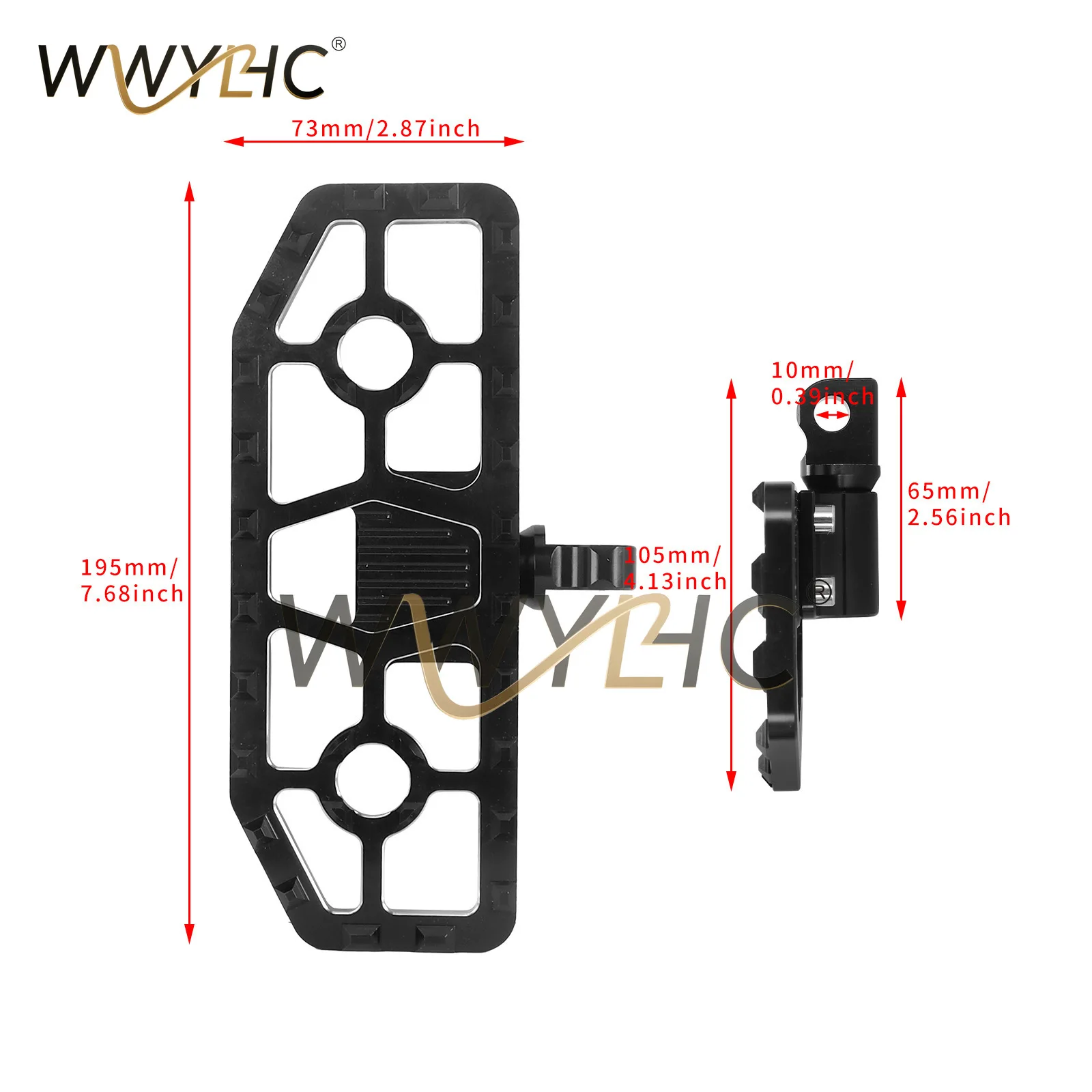 Motorcycle Modification Accessories CNC Pedal  Pedal Non-slip Pedal Medium and Large Spike