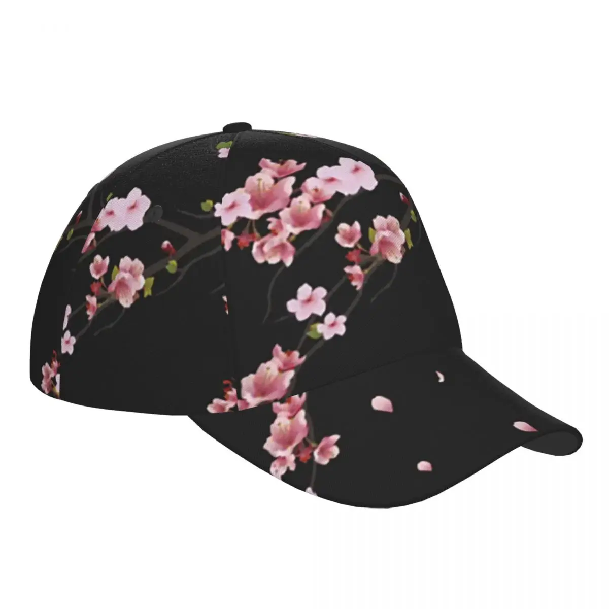 

Японские бейсболки с рисунком вишни, мужские и женские шапки, уличная регулируемая повседневная кепка, спортивная бейсбольная кепка, Casquette