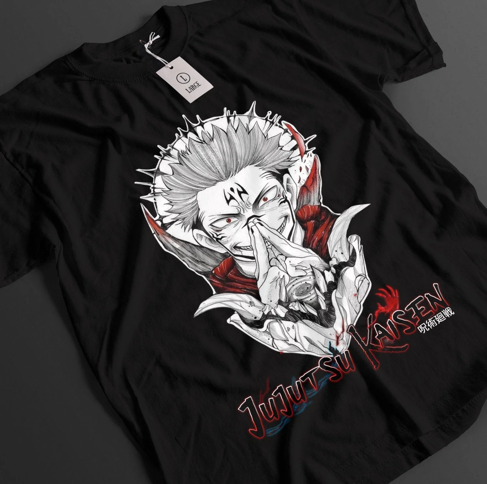 2026 Summer Jujutsu Kaisen Retro Cosplay T-shirt Men's Super Casual Cotton Printed Short-sleeved Unisex Children's Sports Shirt
