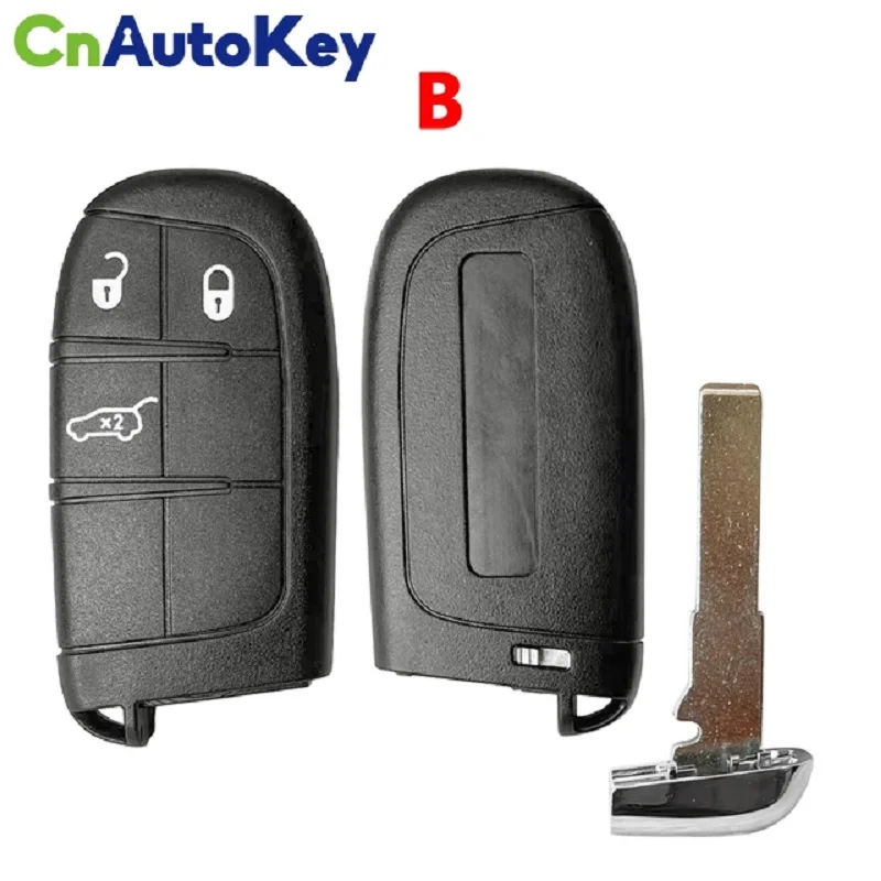 CN086028 For Jeep Compass 2/3/4/5 Buttons Smart Remote Control Key 433mhz 4A Chip Keyless Entry SIP22 Blade M3N-40821302