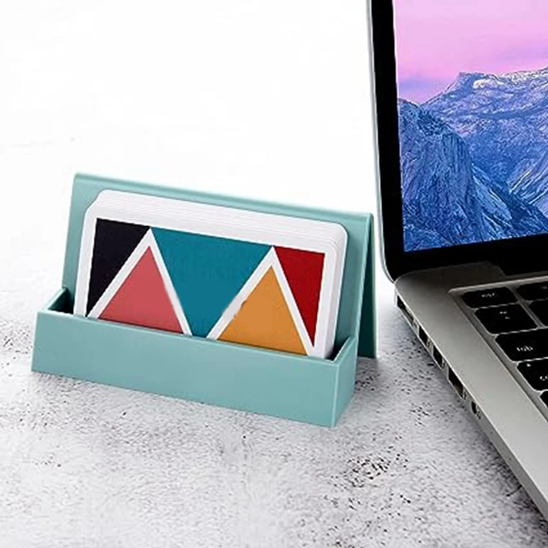 FULL-6 Visitenkartenhalter für den Schreibtisch, Visitenkartenboxen, Desktop-Racks, Aufbewahrungsboxen für Visitenkarten für Ausstellungskarten