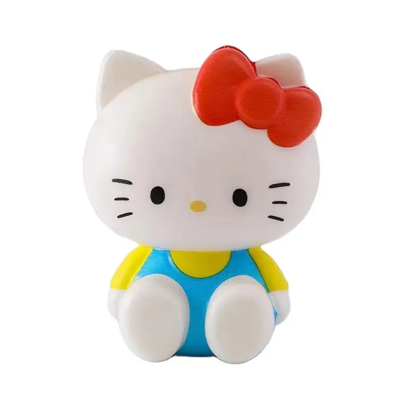 Sanrio Hello Kitty hand squeeze decompression toy, anime cartoon model doll, children\'s hand squeeze decompression soft toy