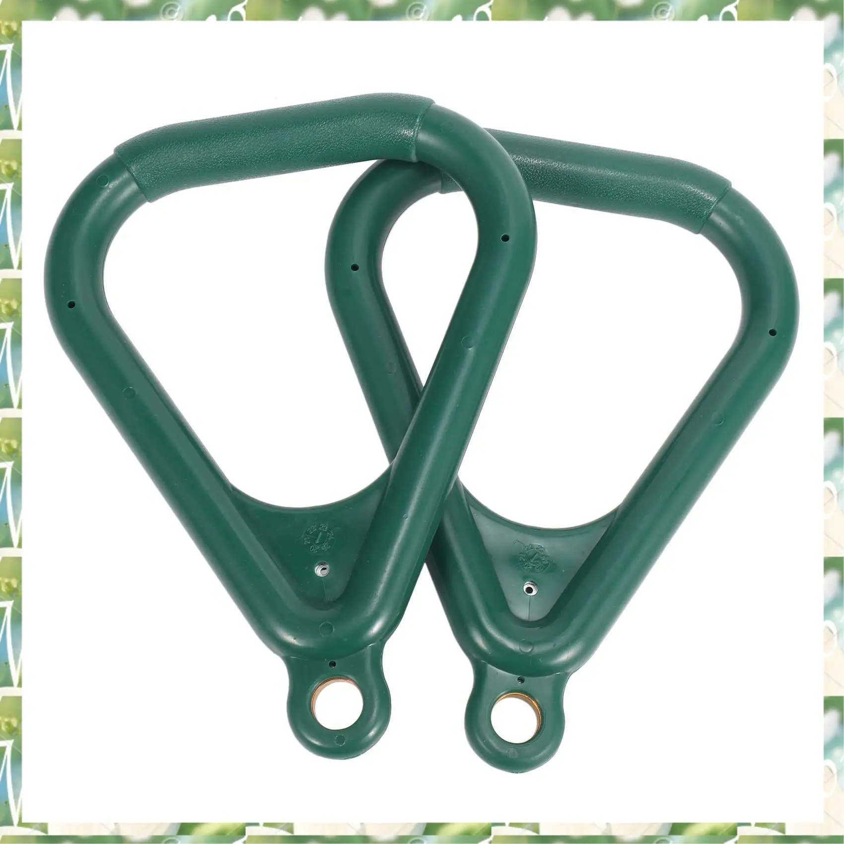 Sport 2-teiliges Trapezring-Schaukel-Set, Spielset, Spielplatz, Trapezstange, Dschungel, Fitnessstudio, Affenstange, Ring, großer Trapezring, 2 Stück Trape