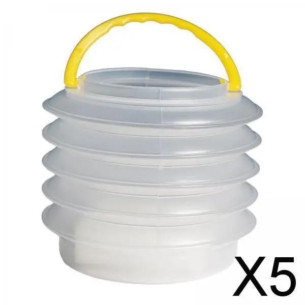 2-6pack Foldable Brush Water Barrel Artist with Handle Cleaner