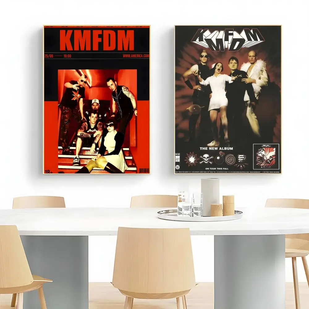 industrial music k-KMFDM Poster Wall Art Print Decorative Mural Home Decor Gift Unframed