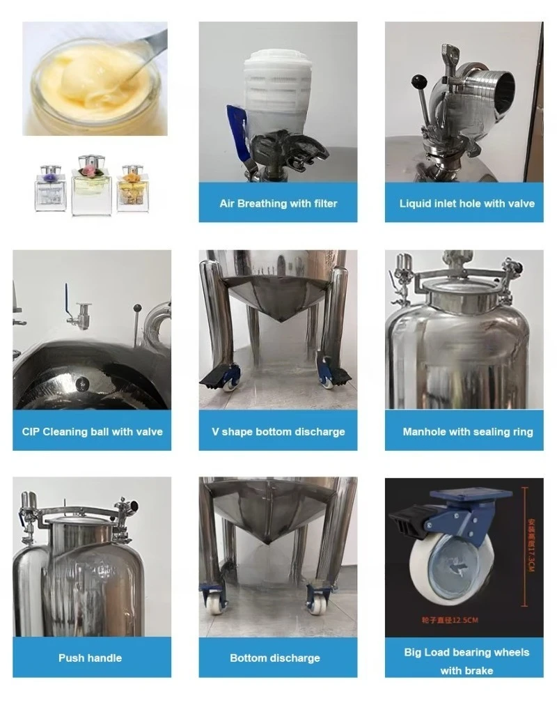 Afbeelding 5: Mini Parfum Mixer Mengtank Kleine Parfum Mengmachine Kleine Slang Parfum Mixer Productielijn