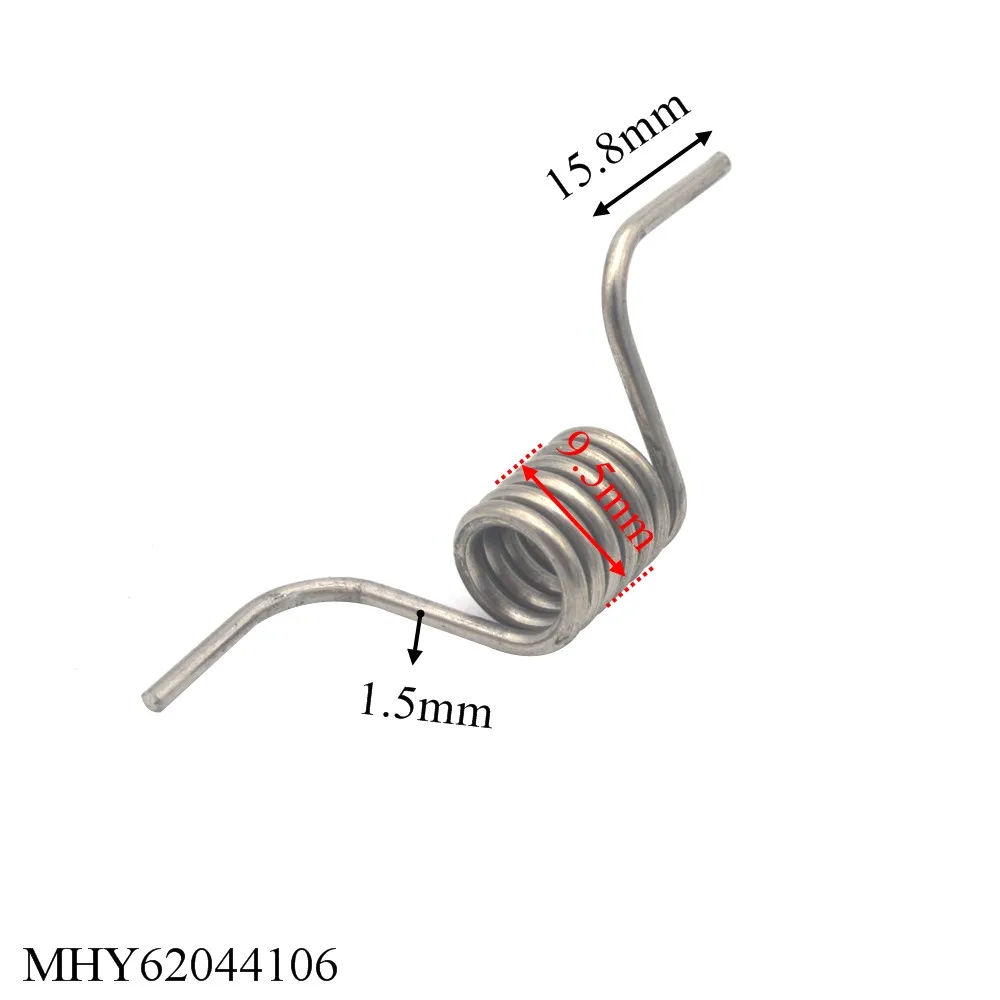 MHY62044106 wymiana drzwi lodówki ze stali nierdzewnej średnica drutu sprężynowego 1.5mm sprężyna skrętowa