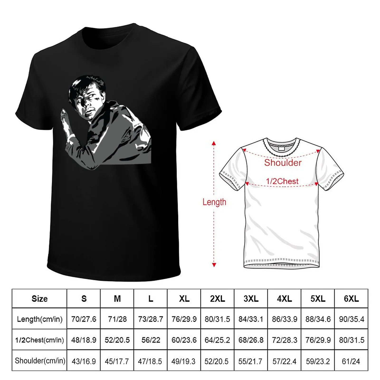 dark shadows willie loomis T-Shirt cotton t-shirt plain for man package T-Shirt
