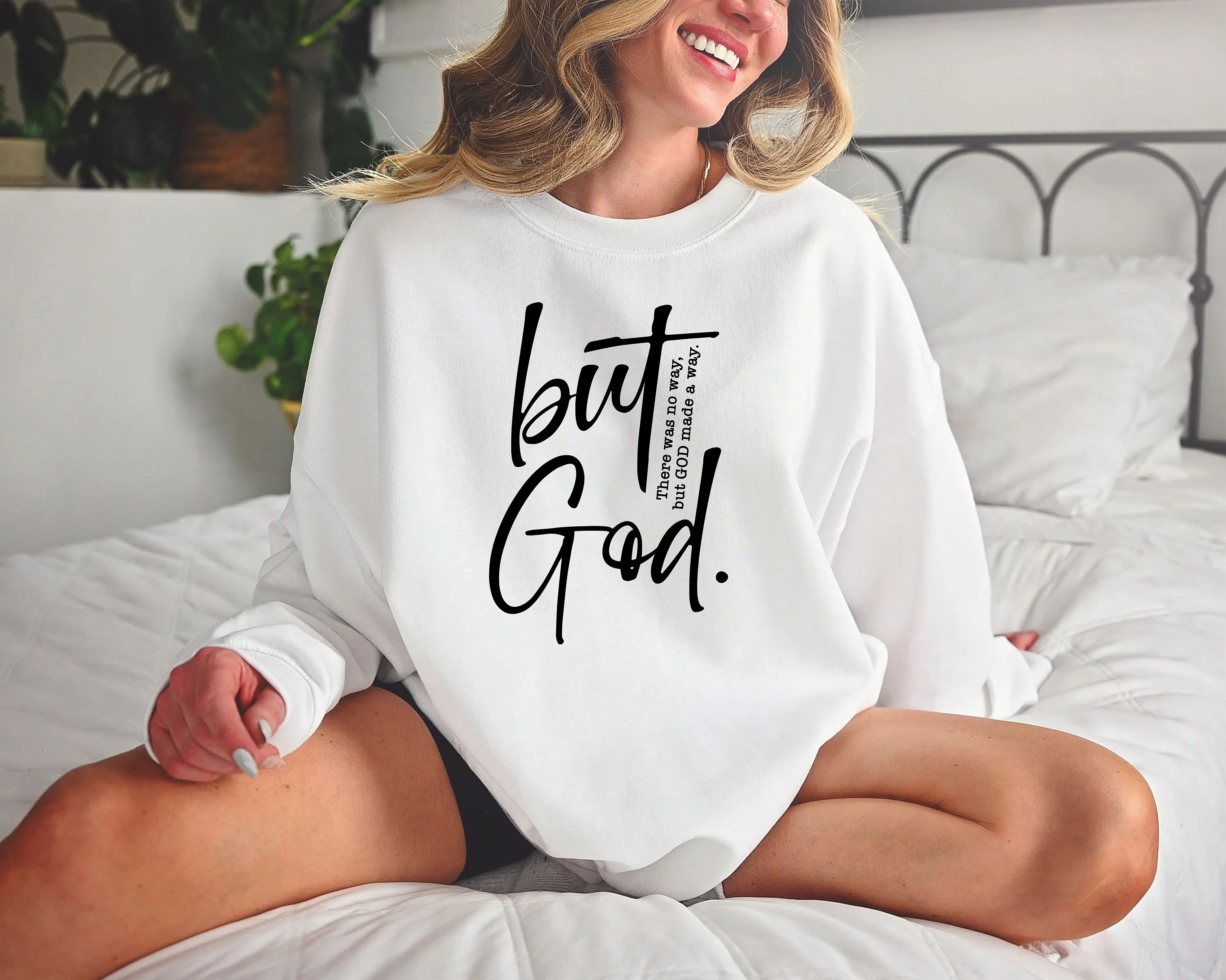 But God Sweatshirt Hoodie Men's and Women's Round Neck Sweatshirts Y2k Tops Autumn and Winter Pullover Women Clothing