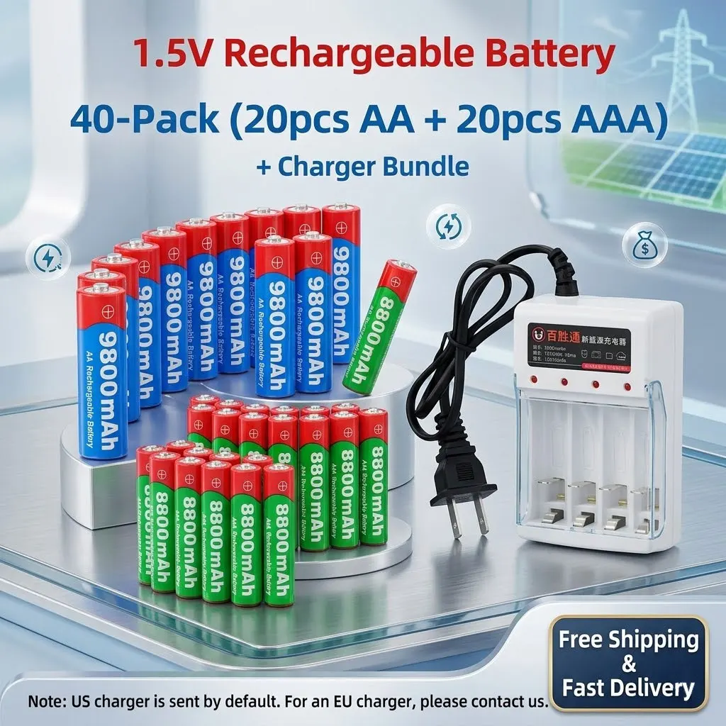 New Rechargeable 1.…