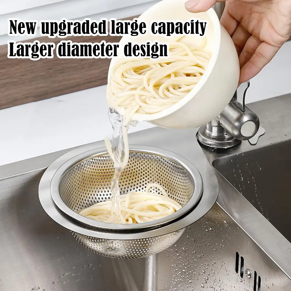 Kitchen Sink Dedicated Garbage Bin Prevent Sewer Blockage Stainless Steel Hanging Drain Rack With Hook Garbage Filter Basket