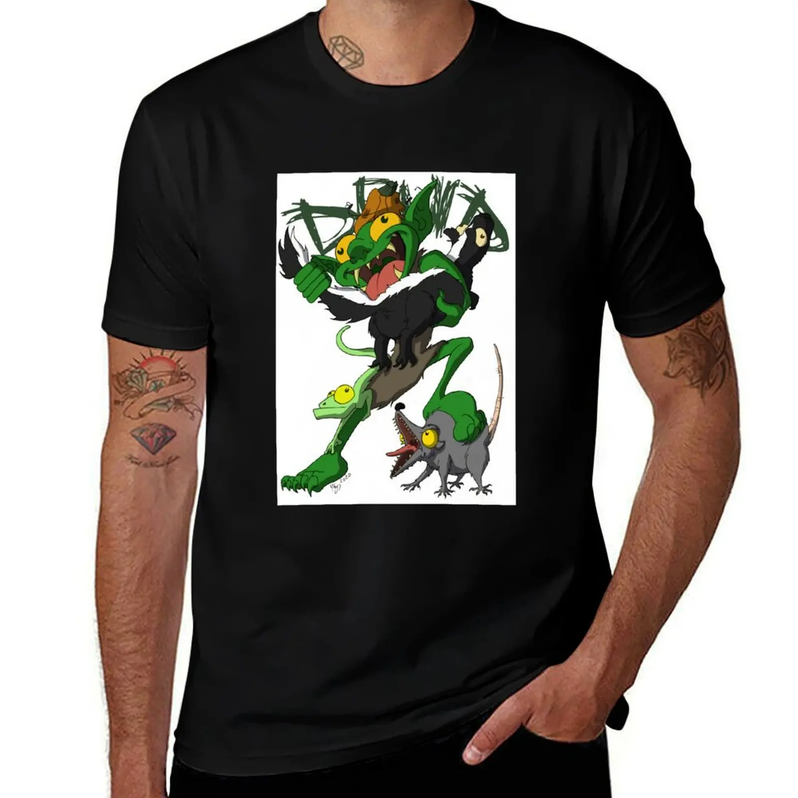 Goblin Druid T-Shirt t shirts for man cotton funny T-Shirt