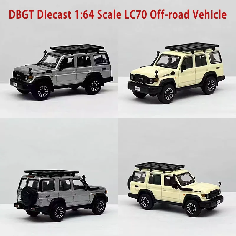 

DBGT Diecast 1:64 Scale LC70 Off-road Vehicle Alloy Car Model Collection Souvenir Holiday Gift Toy Static Display Ornament