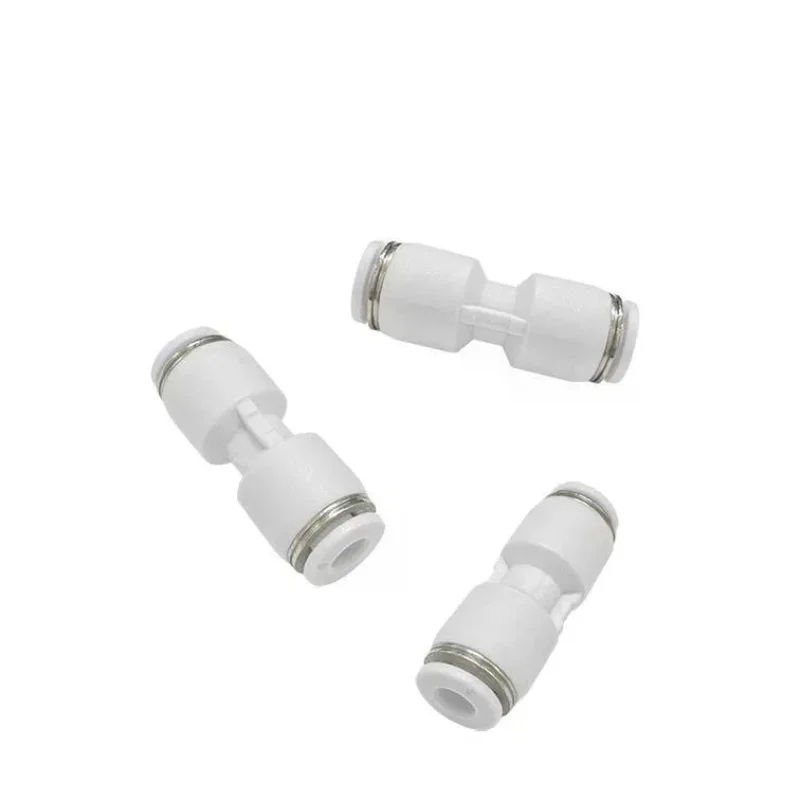 1/2/4pcs Pneumatic Push To Connect Fitting With Leak Proof Seal And Easy Installation Perfect For 3D Printer Air Tubing Projects