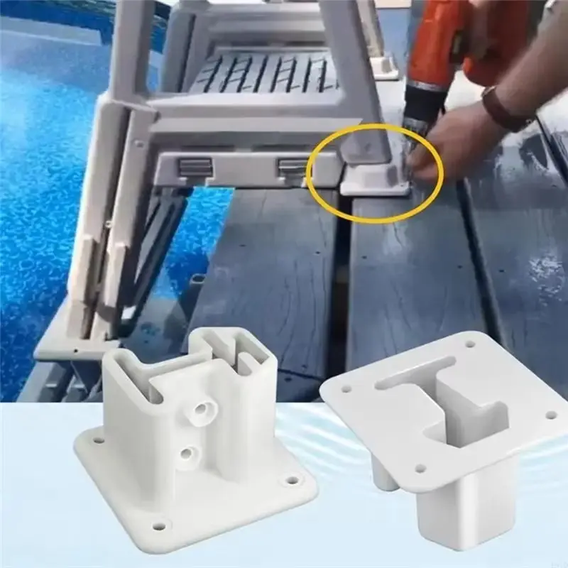 B48B-832414D Pool Ladder Flanges Pool Replacement Part Ladder Repair Flanges Resin Texture For All Conditions