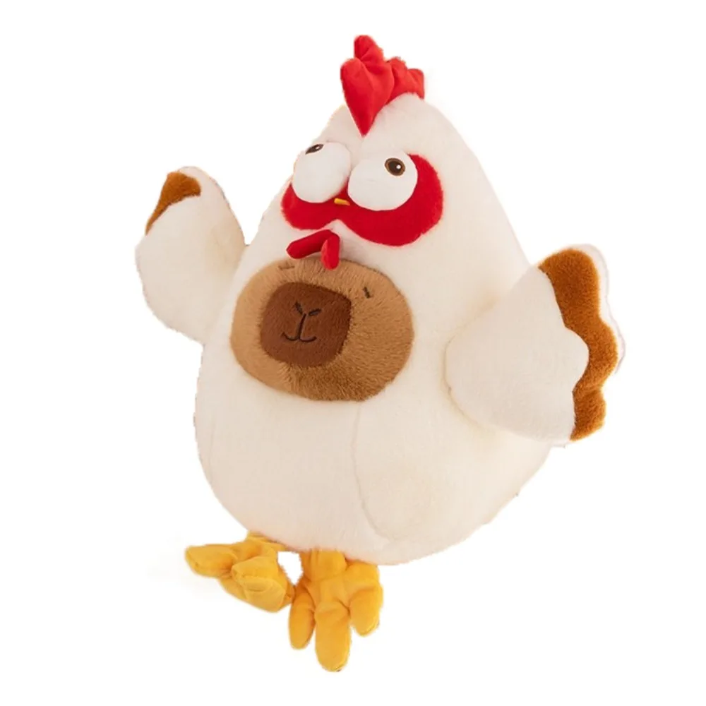

Lovely Hen Chicken Capybara Plush Toy Soft Brown Chicken Capybara Cotton Doll Animal Fluffy Capybara Stuffed Doll Birthday