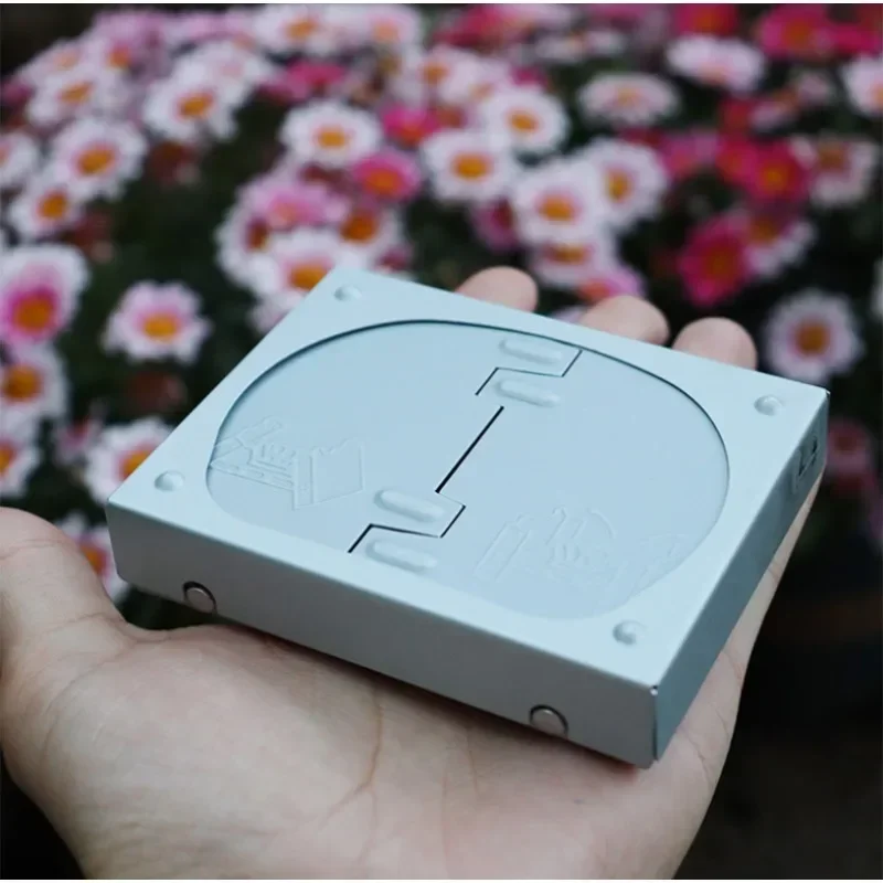 1 Mini Cooker Burner Portable Camping Equipment Windproof Folding Alcohol Card Stove Cookware Grill Picnic EDC Outdoor Mini Tool