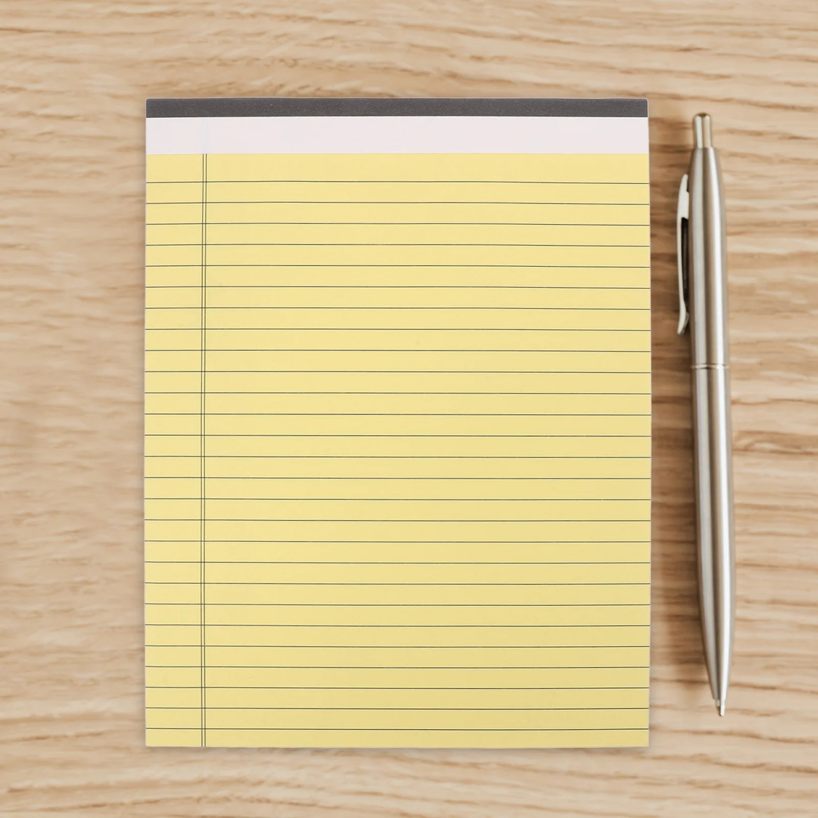 

10Pcs Legal Pads Yellow Notepads 203x280mm 30 Sheets Tearable Ruled Pages Double-Sided for Office School -Taking
