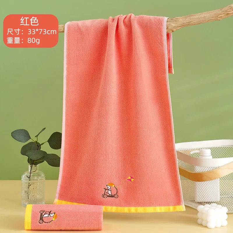 Cotton Baby Towels Soft Cartoon Children Bath Towel for Newborns Kids Handkerchief Bathing Shower Face Washcloth Towels 73x33cm