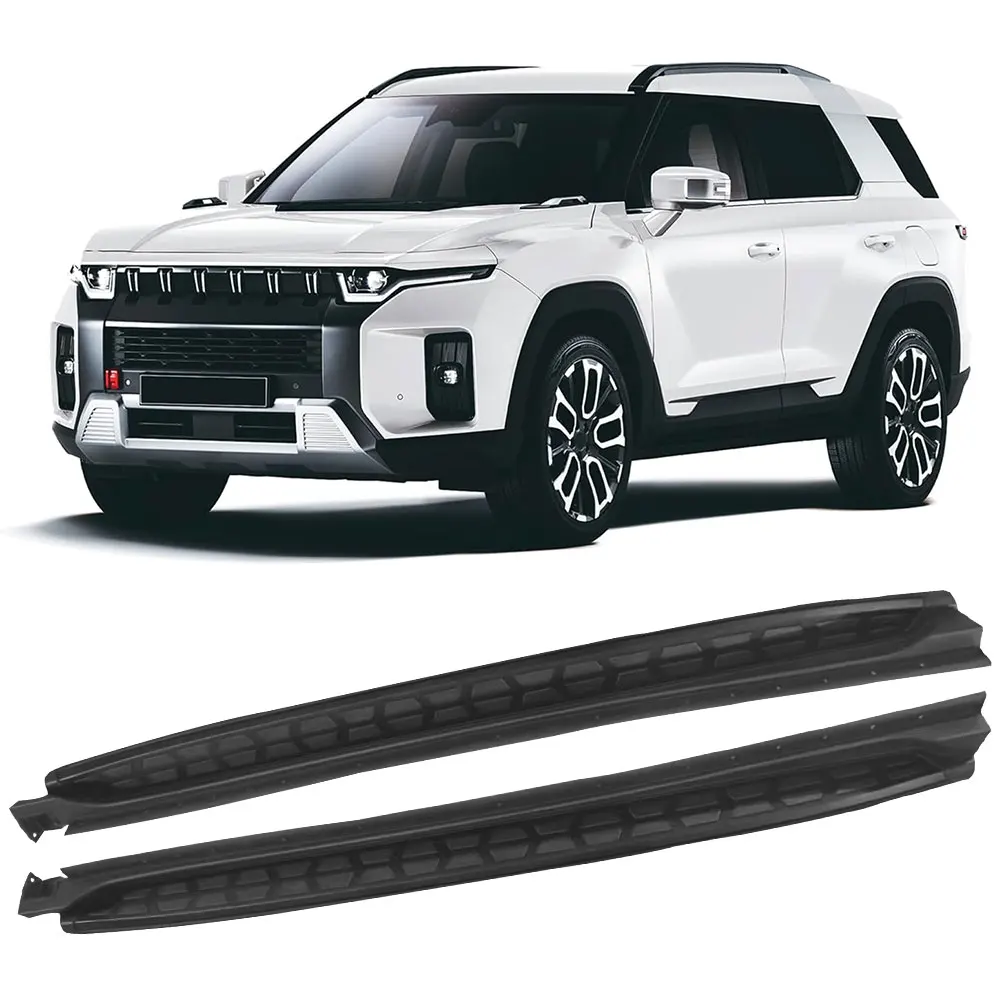 2Pcs Aluminum Fixed Running Board Fits for SsangYong Torres 2023 2024 Side Step Nerf Bar