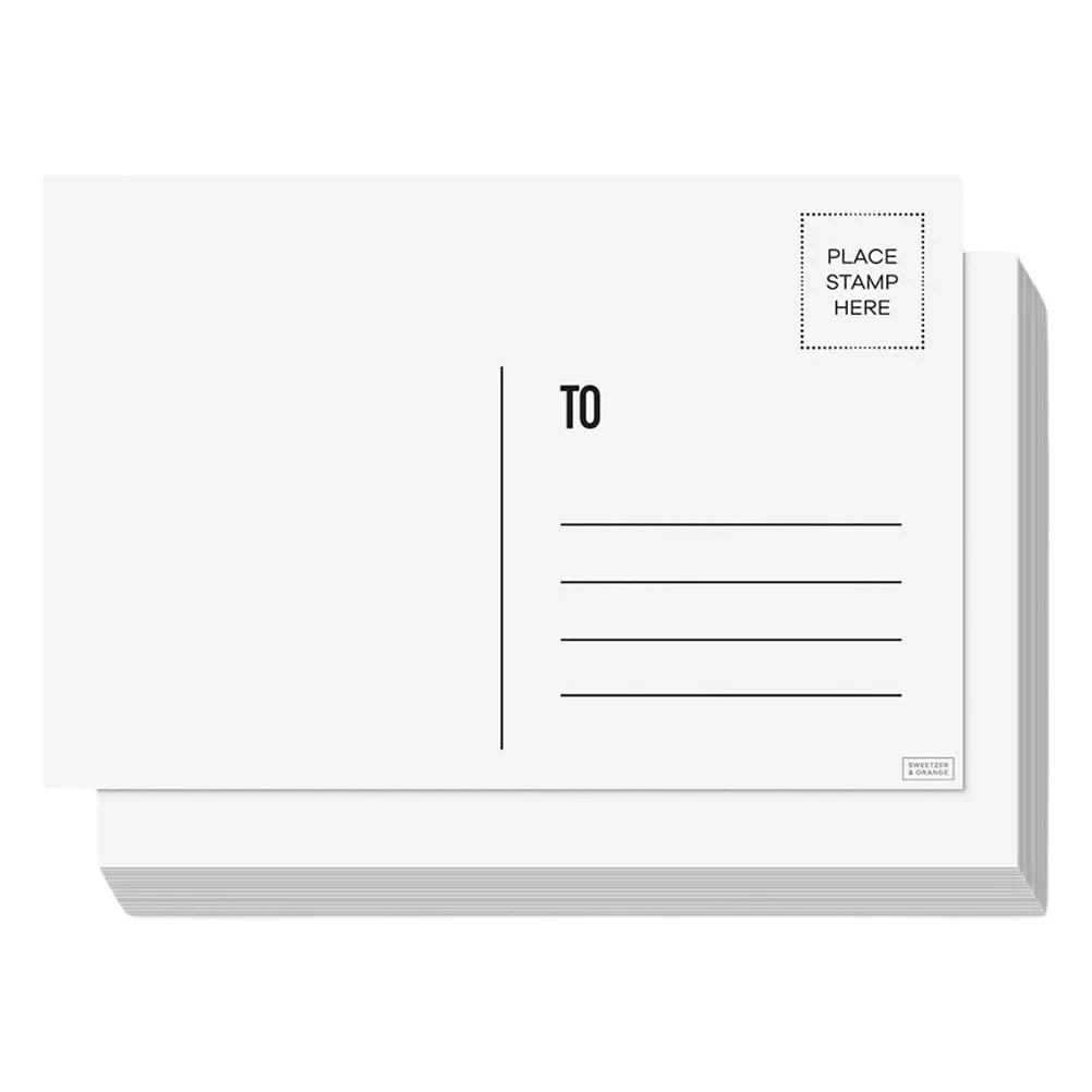 

50 пустых открыток из крафт-картона с гладкой поверхностью для печати, рисования, письма, отправки почтой, для творчества, путешествий, дней рождения, свадеб