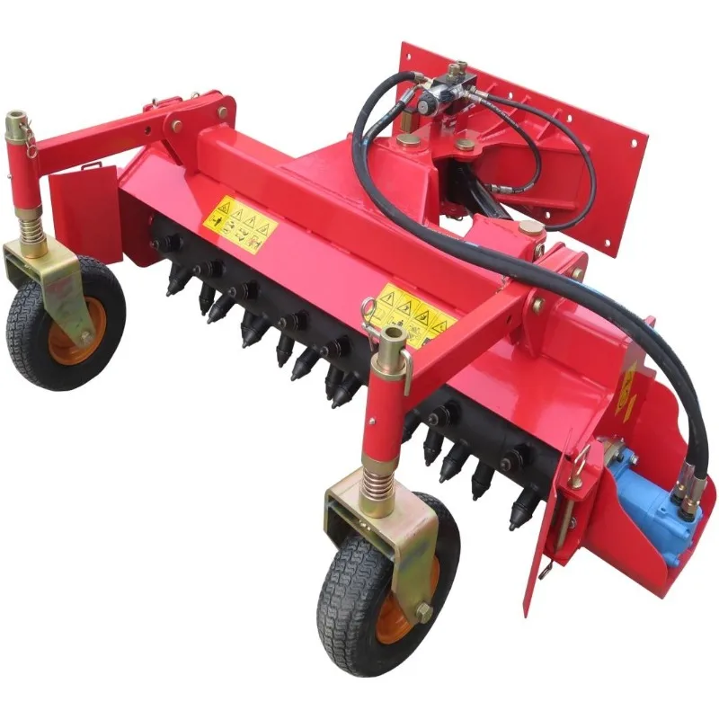 【2026】 Hydraulic Power Rake 1.4m Working Width, Professional Tractor Implement For Seedbed Preparation & Field Conditioning