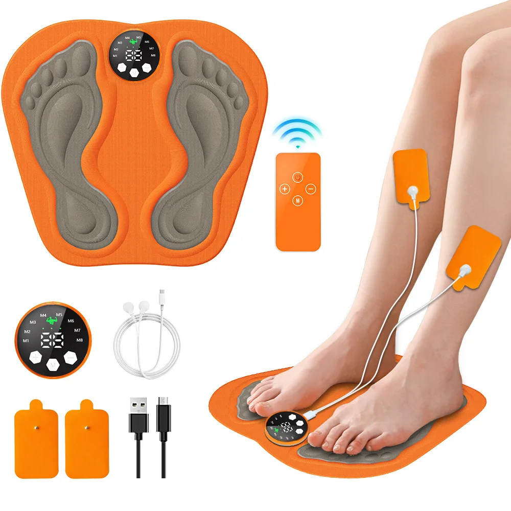 

Electric EMS Foot Massager Pad Muscle Comfort Relaxation Home Use