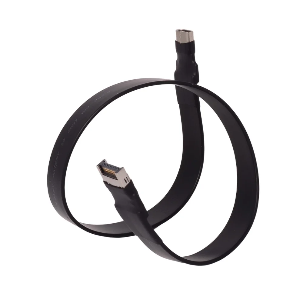 USB 3.2 Type C To Type E 19/20P Female Adapter Cable Riser Gen2 10Gbps for ITX A4 Chassis Front Panel Header Customized 3cm-3m