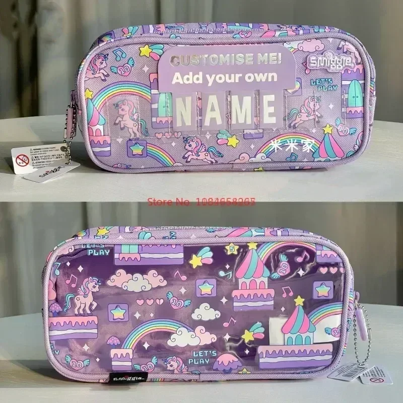 Genuine Australian Smiggle Music Pony Student Backpack Kindergarten Backpack Crossbody Wallet Pen Bag Lunch Box Water Cup