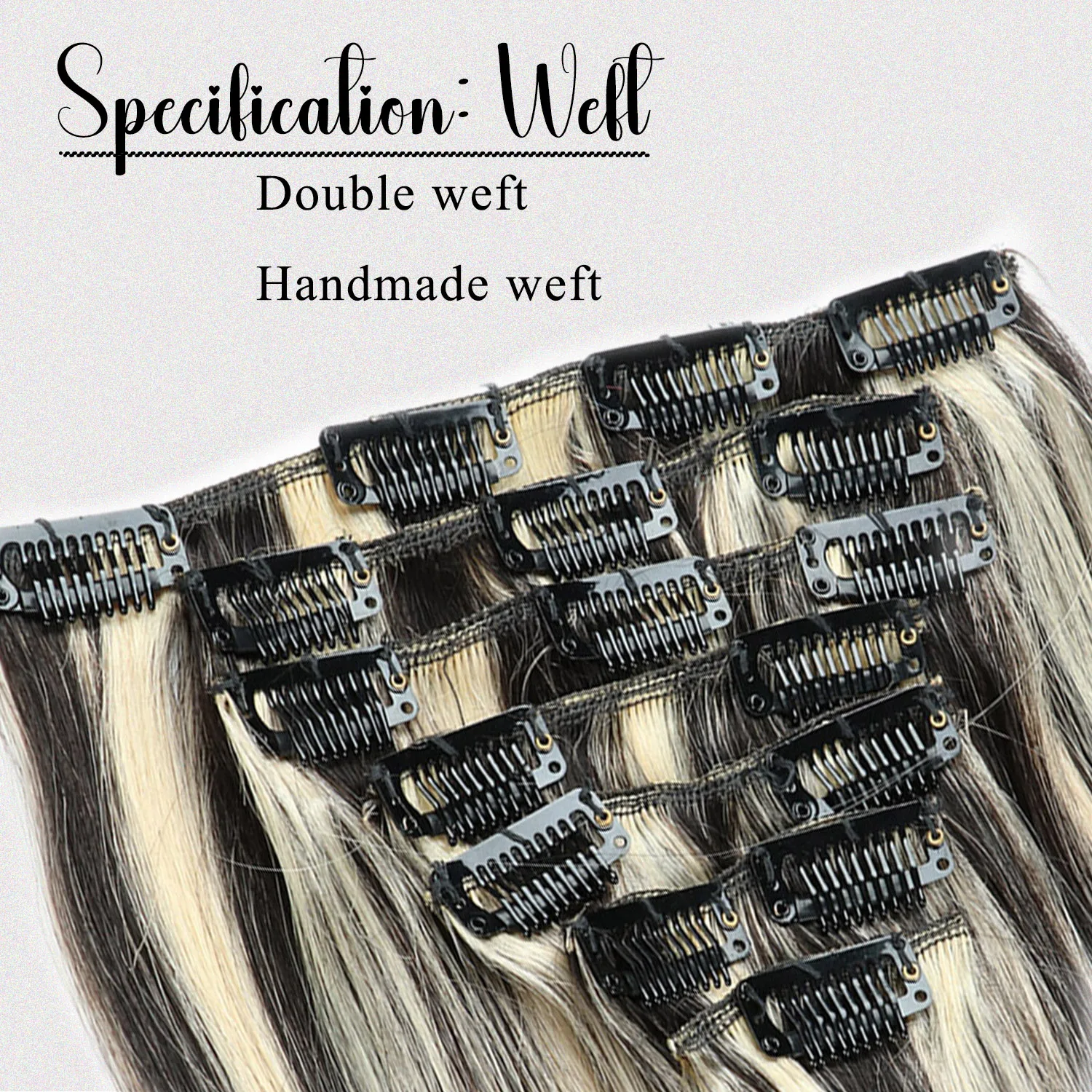 7피스 스트레이트 레미 인모 더블 웨프트 브라질리언 심 - Seamless Clip In Hair Extensions Human Hair 리뷰 및 가격