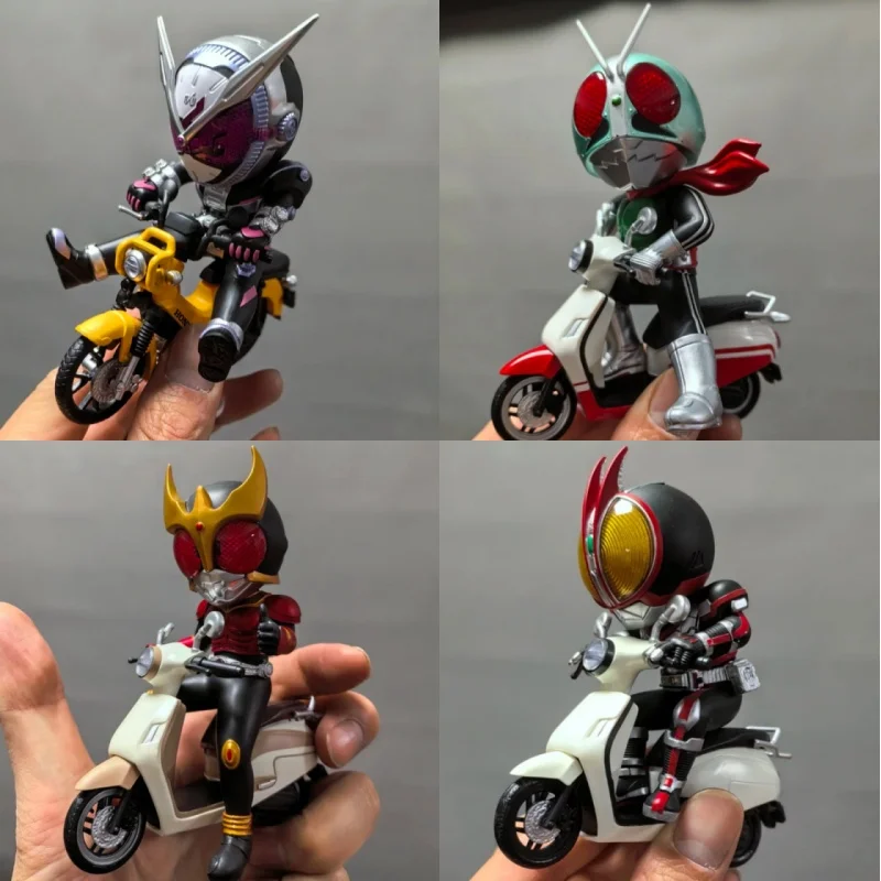 Spot Genuine Bandai Kamen Rider Bnfigure Q Series And Motorcycle Joint Blind Box Trendy Toy Figurine Collection Gift