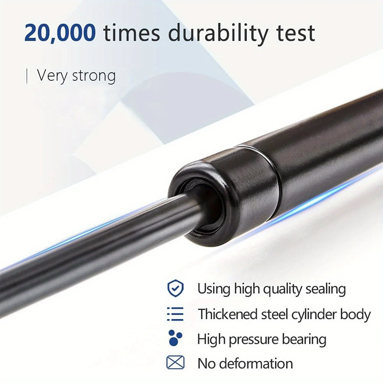 دعامات غاز C1615134 مقاس 27 بوصة 400N لغطاء Tonneau/باب المطبخ RV/غطاء تخييم شفافة (مجموعة من 2) #4