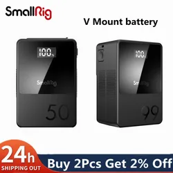 SmallRig VB50 VB99 VB155 Mini V Mount battery Mini 16.8V D-Tap USB-C V-lock Mount Battery Fast Charging For Monitor Camera DSLR