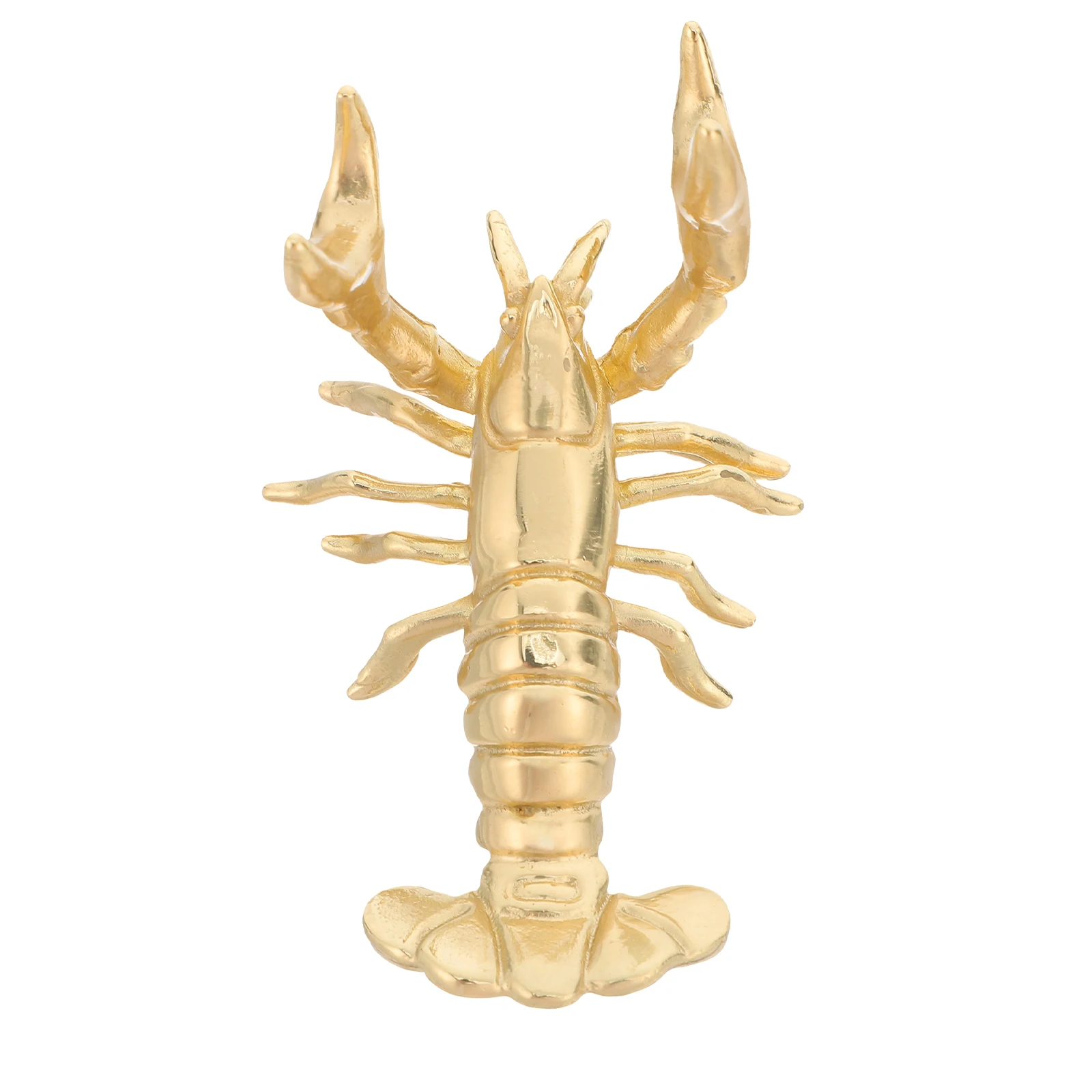 

Crayfish Drawer Handle Animal Pulls Cabinet Knobs Brass Single Closet Door Hardware