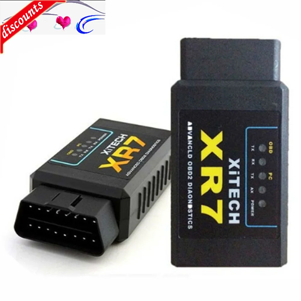 

Obd 2 Tool V1.5 ELM327 XR7 Interface Bluetooth OBD2 OBDII Auto Scan Tool ELM 327 V2.1 CAN-BUS Diagnostic Scanner Tool