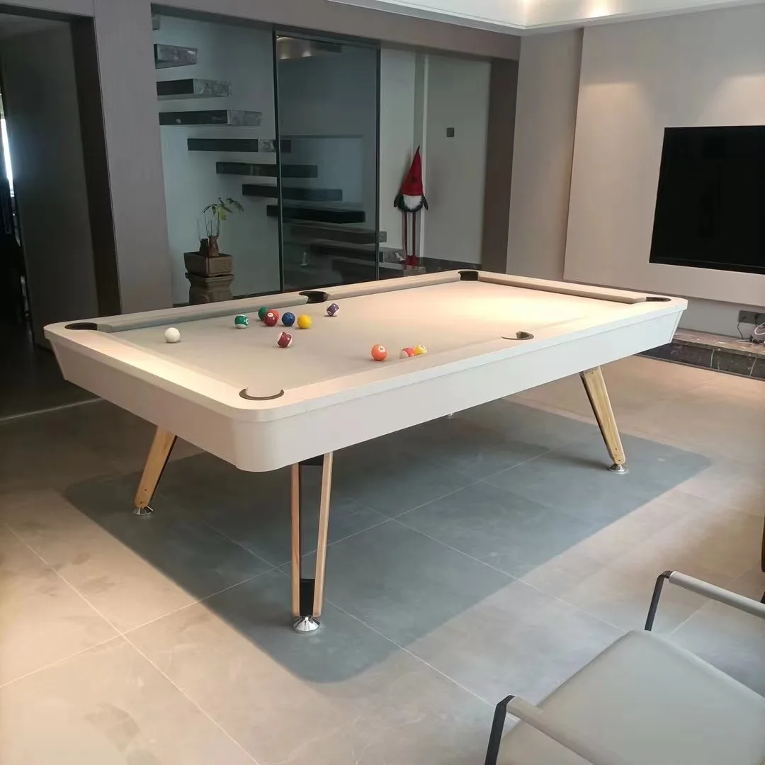 

Hot Selling 8/9 Feet 3 in 1 Slate American Standard Pool Table with Rubber Pockets