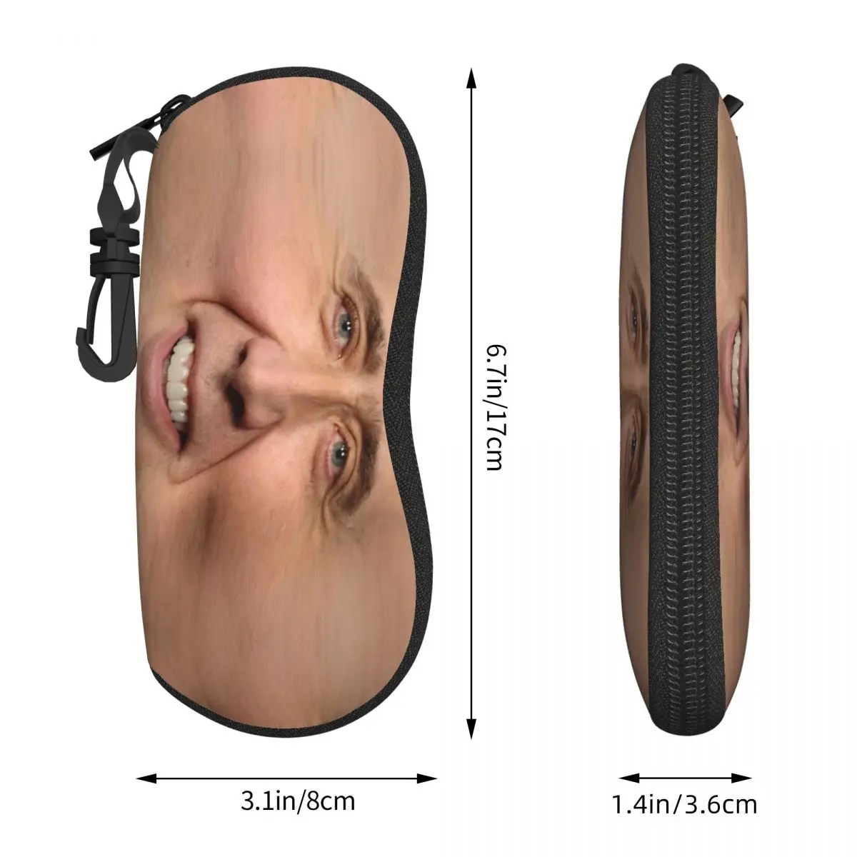 مخصص نيكولاس قفص شل النظارات حالة النساء الرجال أزياء مضحك ميمي نظارات حالة النظارات الشمسية مربع الحقيبة