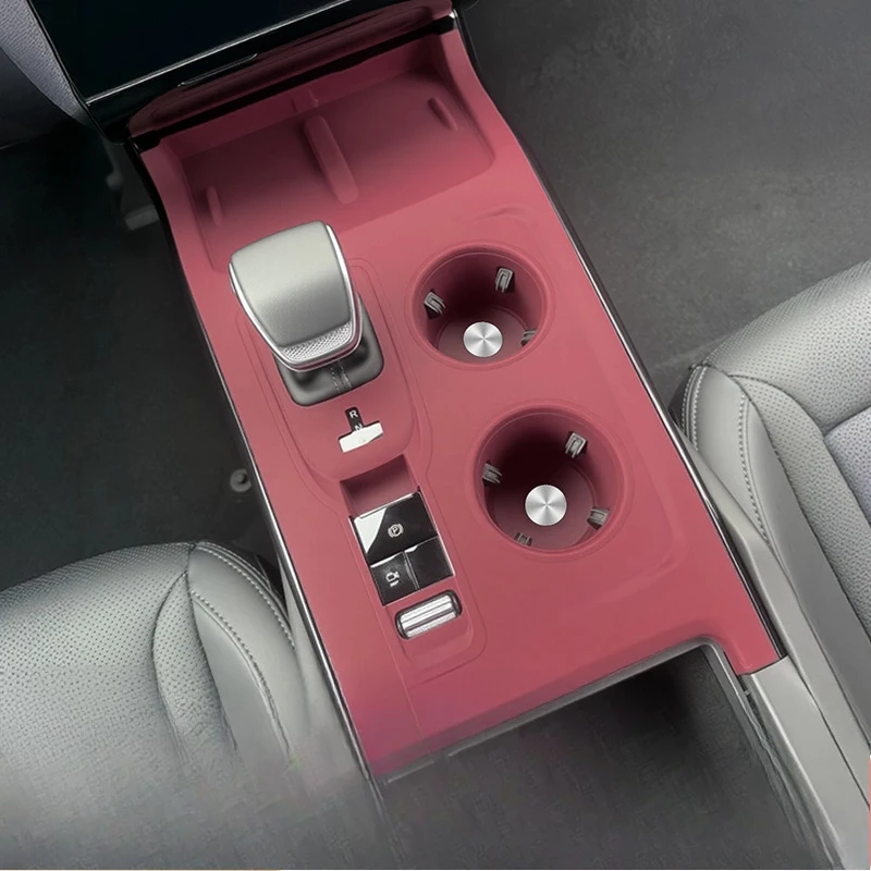 

For Hongqi HS3 Central Control Silicone Protective Pad Gear Water Cup Panel Wireless Filling Cover Interior Modification