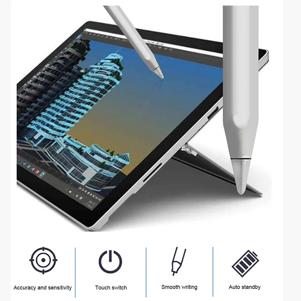 Rechargeable Stylus Pen for Redmi Pad Pro SE, Tilt Sensitivity Touch Pen for Android Tablet, No Bluetooth Stylus for Xiaomi Pad