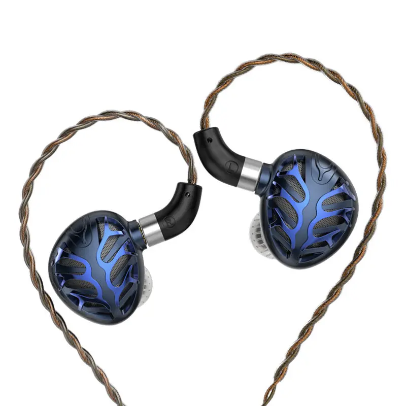 Trn In Ear Wired Headphones 14 6mm Planar Diaphragm Hifi Detachable Cable Earphones For Music Gaming Audiophile